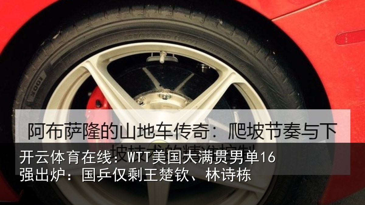 开云体育在线:WTT美国大满贯男单16强出炉:国乒仅剩王楚钦、林诗栋